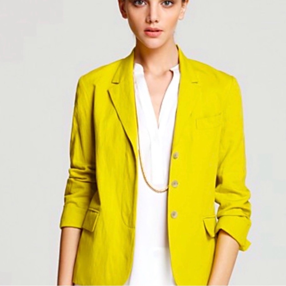 Vince Blazer Lemon Lime Size 4